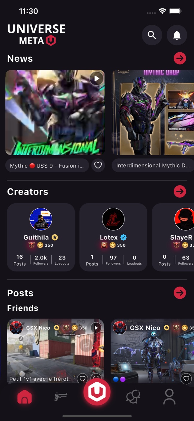 Never miss the next drop. — Universe Meta